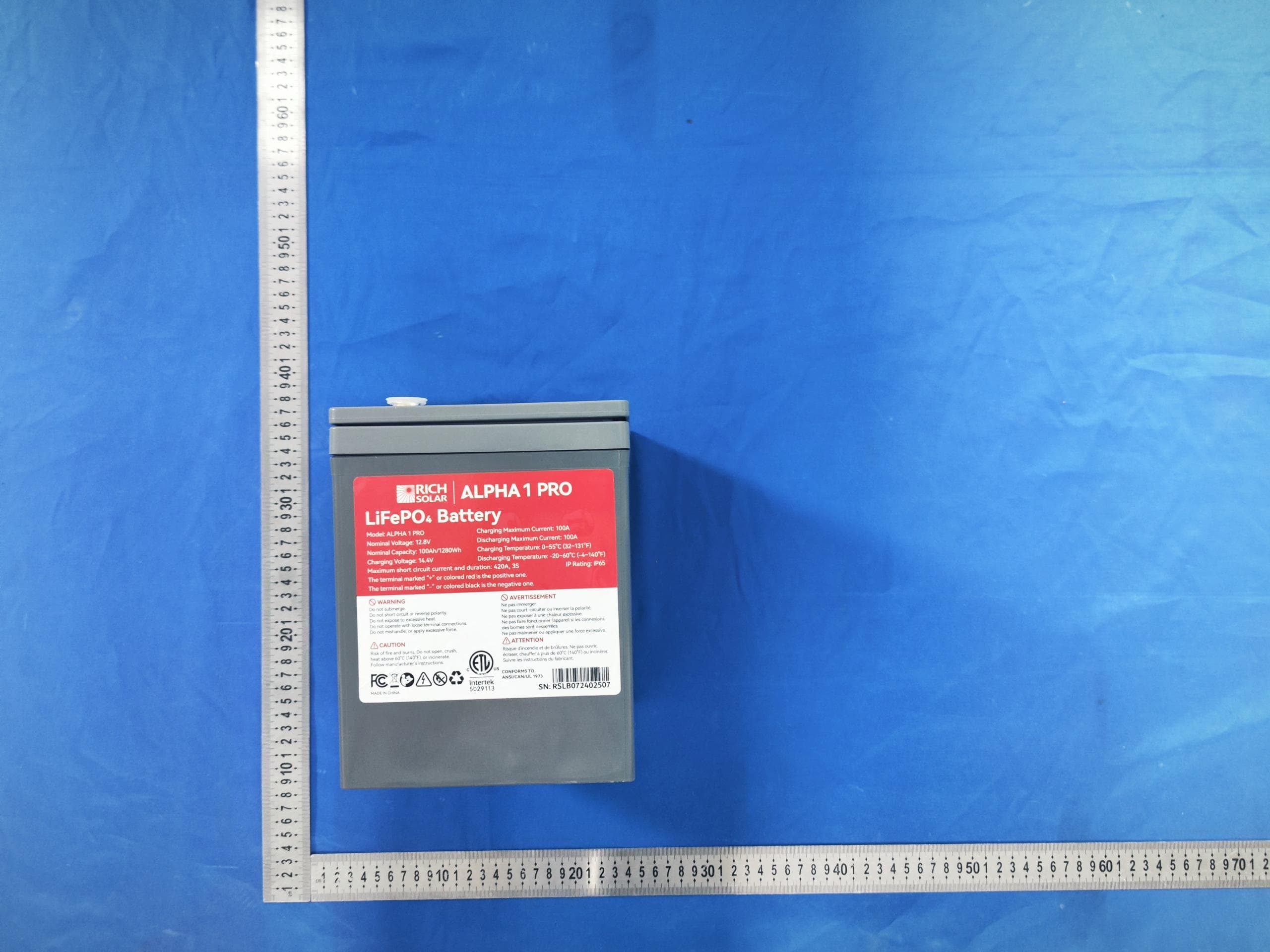 LiFePO4 Battery - FCC ID 2BHW7-ALPHA1PRO - RICH SOLAR INC (3)