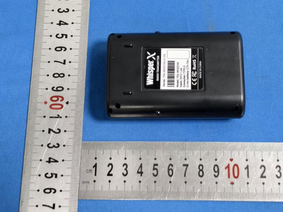 Radio Transmitter - FCC ID 2BL4N-TRA-WHS0100 - JLT Suisse SA