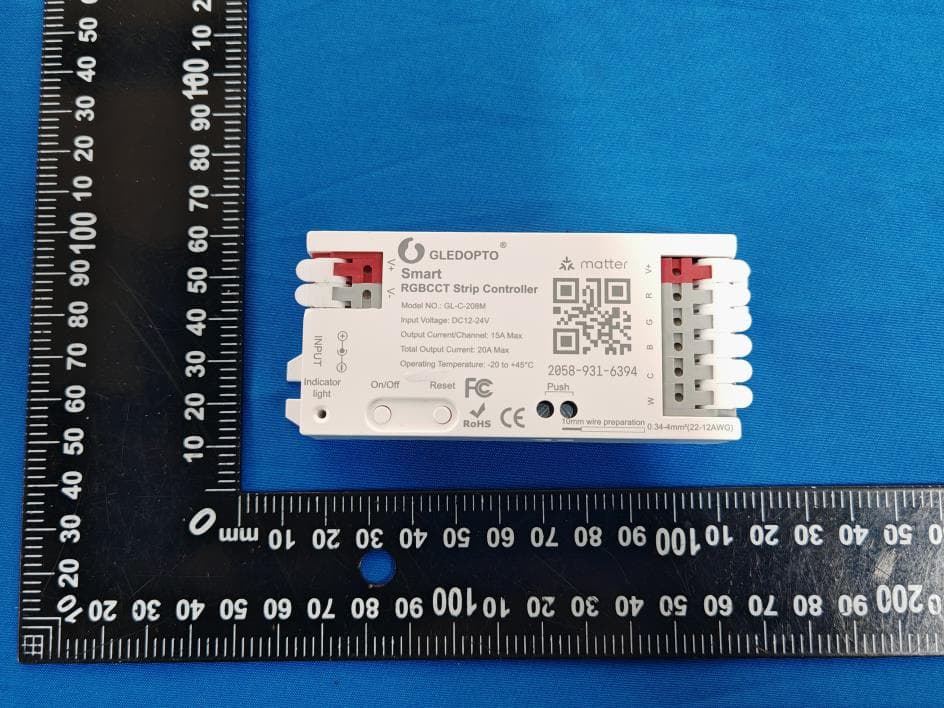 Mattr LED Strip Controller - FCC ID 2BL9K-GLC208M - Gledopto Co., Ltd.