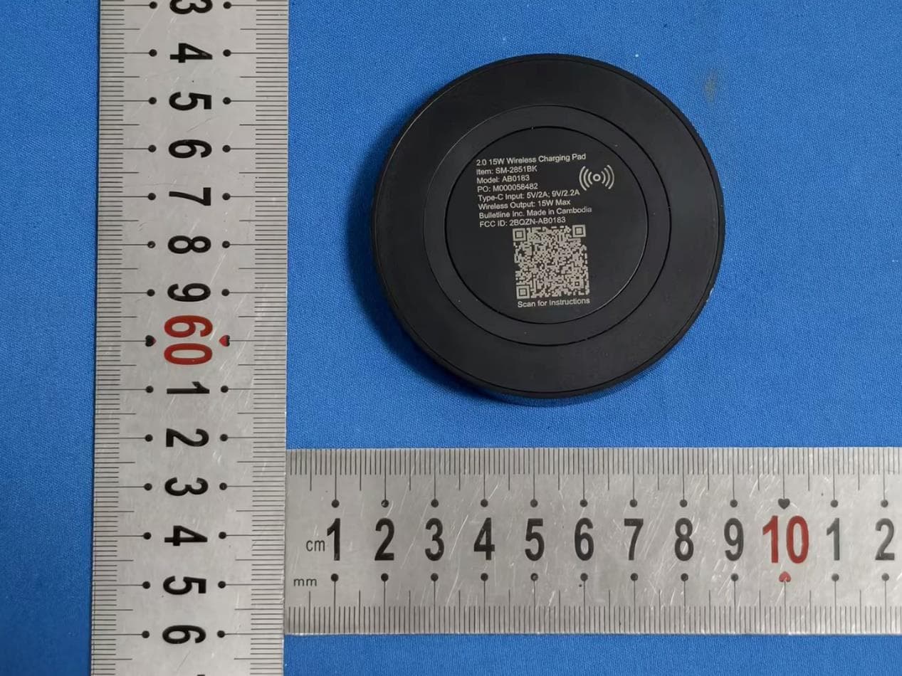 2.0 15W Wireless Charging Pad - FCC ID 2BQZN-AB0183 - E-power limited