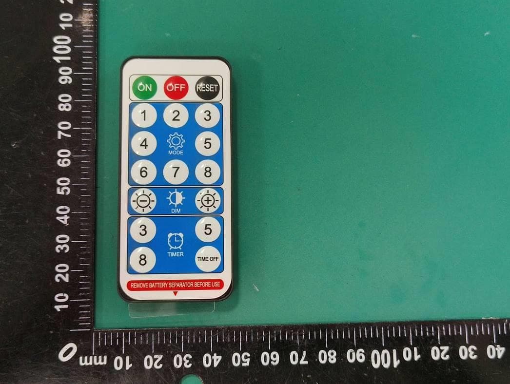 RF Remote control - FCC ID 2BRB7-RF-17KEY - Shenzhen zhengxin Optoelectronics Technology Co., Ltd (5)