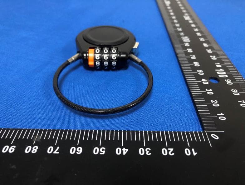 Tracker Cable Lock - FCC ID 2BRTK-IOS-GLEX-01 - zhe jiang zhong min suo ye you xian gong si