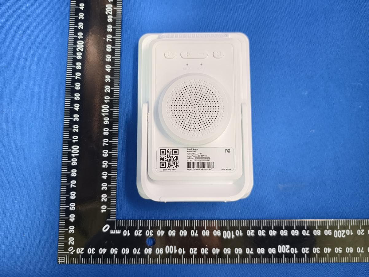 Soundbox - FCC ID 2BSZY-SB1 - Kripto Payment Solutions SAC