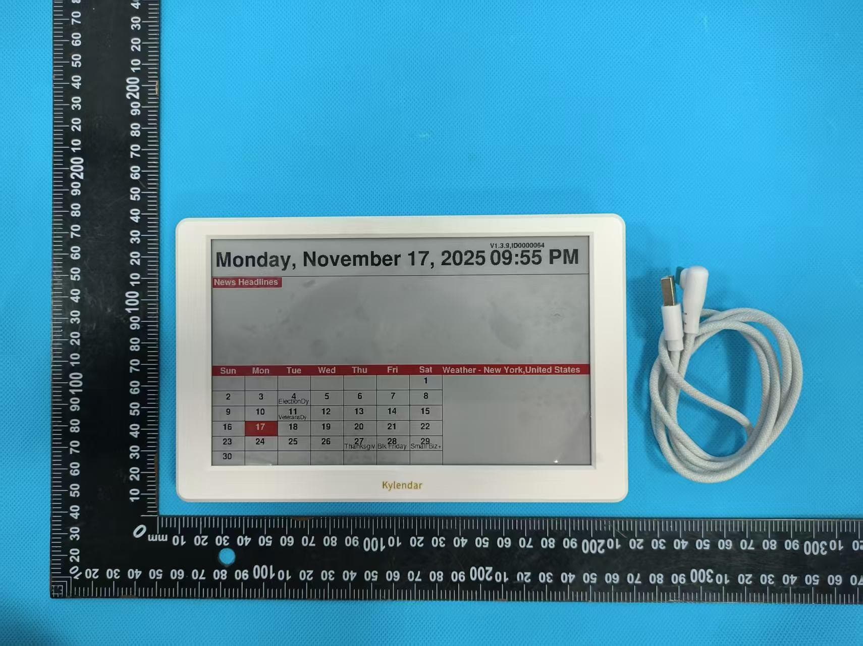 E-ink screen calendar - FCC ID 2BTLS-K1 - Guangzhou Zhonglipin Intelligent Technology Co., Ltd