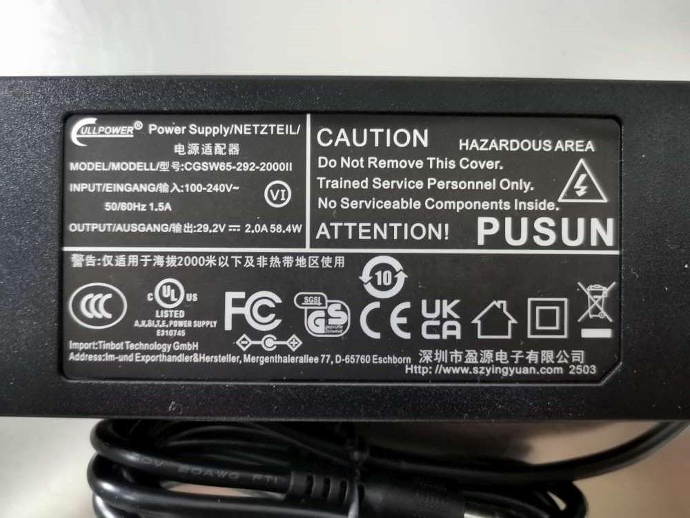 Ball launch machine - FCC ID 2BTN3-PS-BL25 - Shenzhen Pusun Intelligent Sports Co., Ltd.