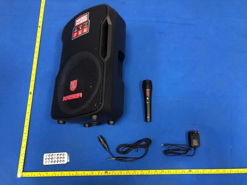 Speaker - FCC ID 2BTRQ-MSA-7908MX - MITZU GLOBAL LLC