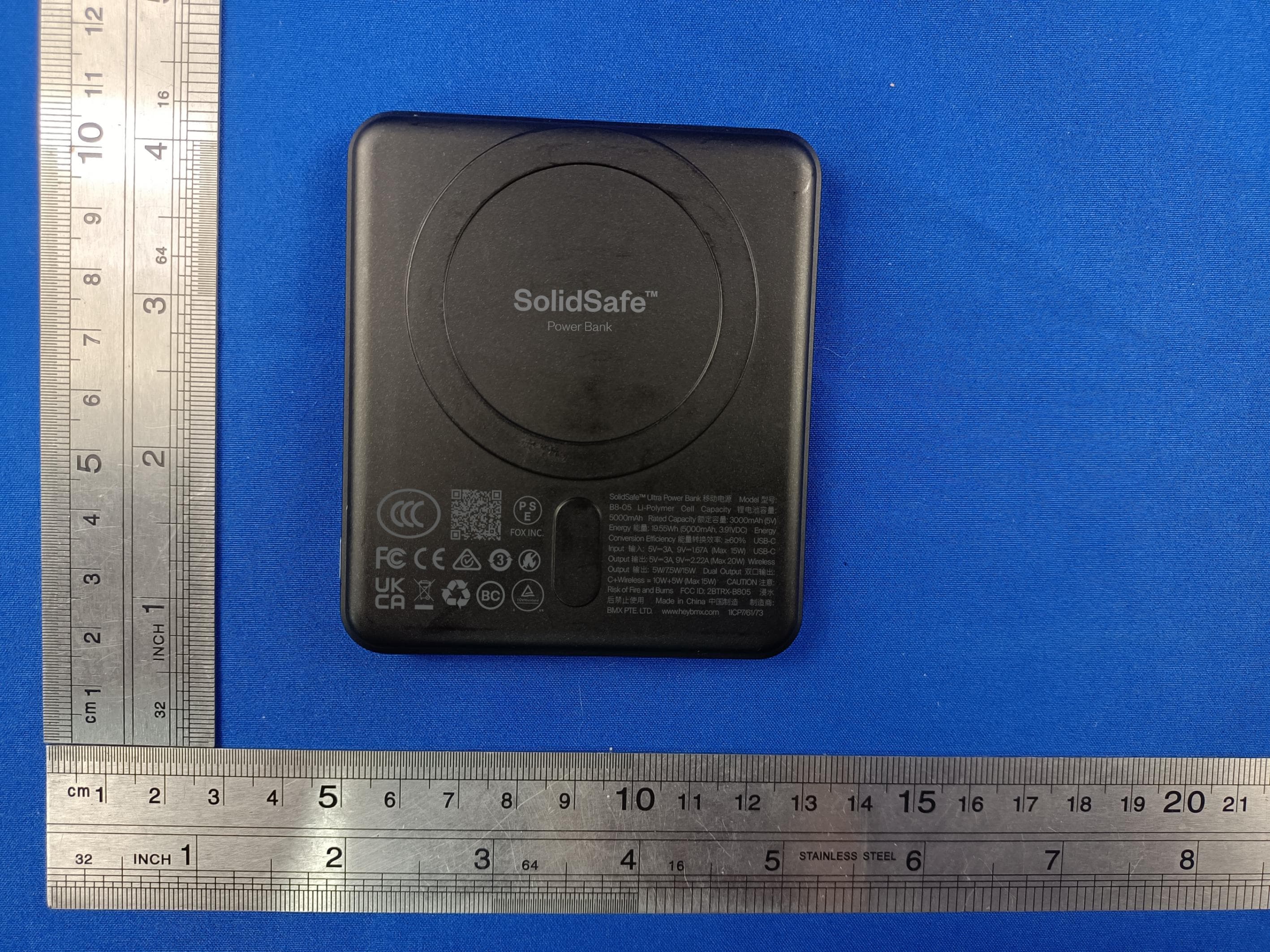 SolidSafeTM Ultra Power Bank - FCC ID 2BTRX-B805 - BMX PTE. LTD (4)