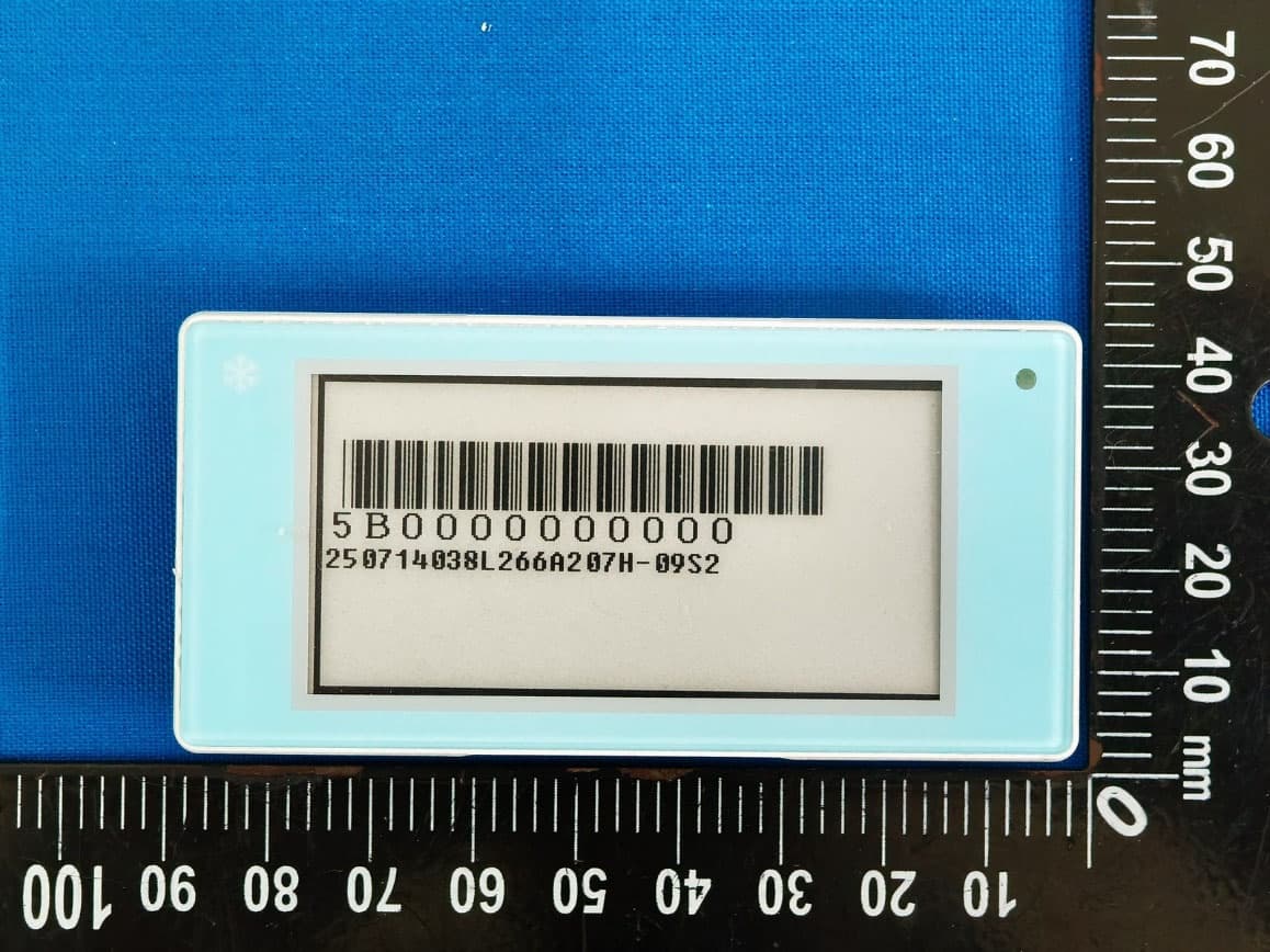 ESL (Electronic Shelf Label) - FCC ID 2BU9I-ET0266-82 - Zhuhai Suny Technology Co.,Ltd