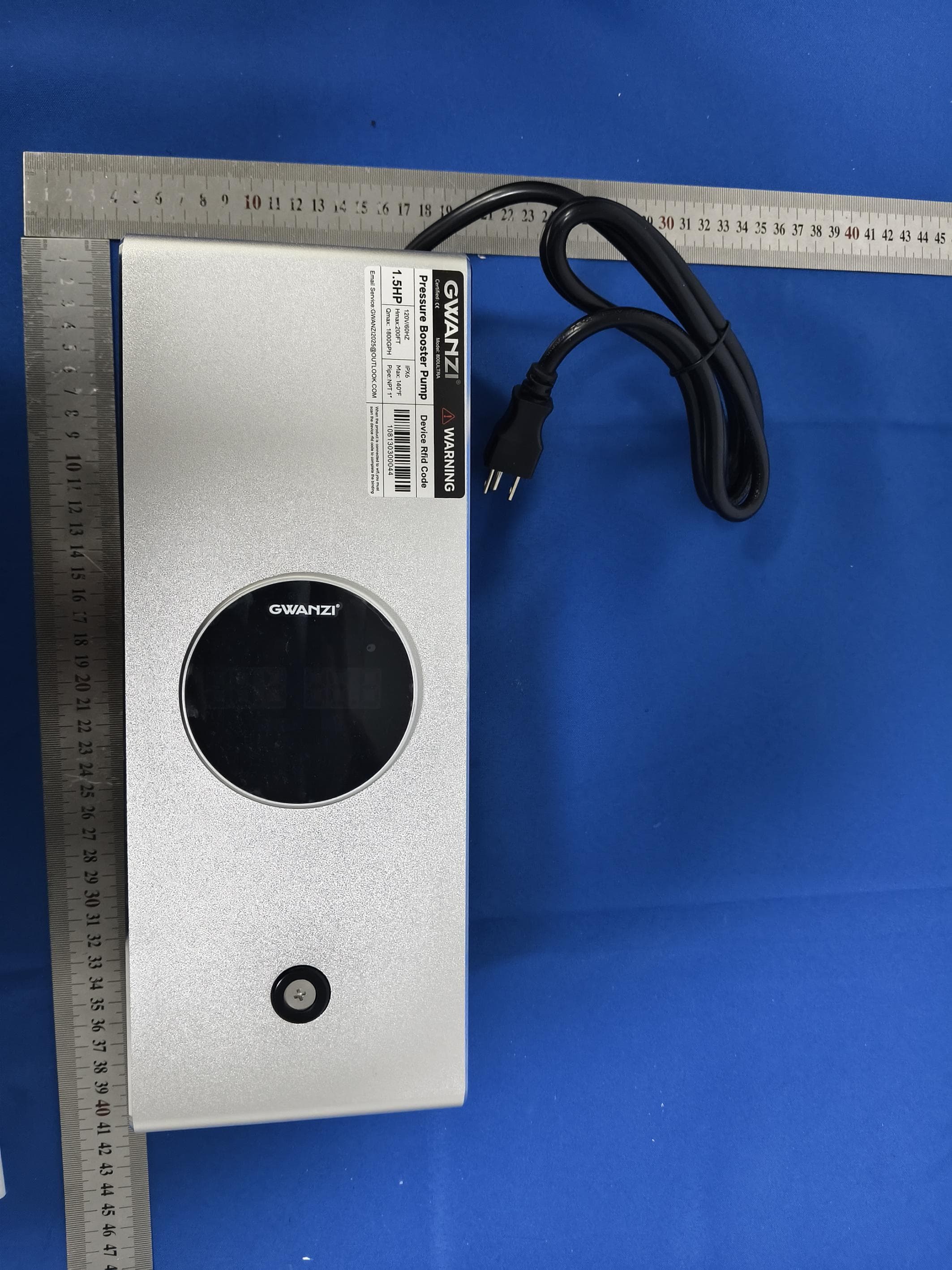Permanent Magnet Variable Speed Booster Pump - FCC ID 2BUKG-800ULTRA - Guangzhou Guangxi Technology Co., Ltd.