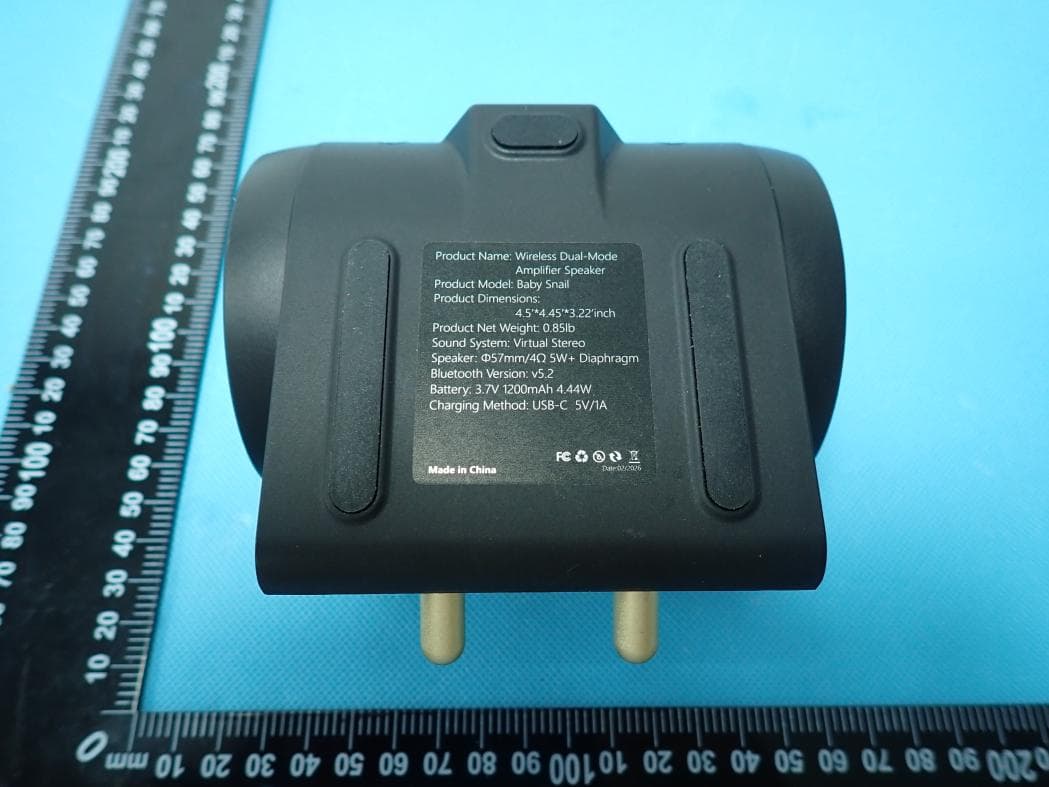 Wireless Dual-Mode Amplifier Speaker - FCC ID 2BV3P-BS-01 - Shenzhen Technology Co,. cat teeth (4)