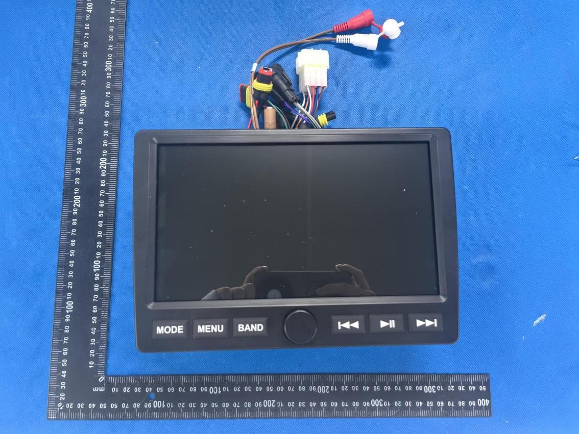 Golf cart waterproof instrument panel with audio system display - FCC ID 2BVUZ-H-309 - HASDA ELECTRIC LTD (5)