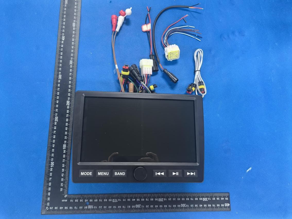 Golf cart waterproof instrument panel with audio system display - FCC ID 2BVUZ-H-309 - HASDA ELECTRIC LTD (4)