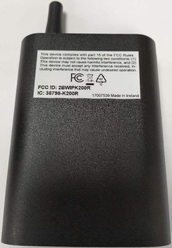 Wireless Repeater - FCC ID 2BWIPK200R - Cora Tine Teoranta t/a Kelsius