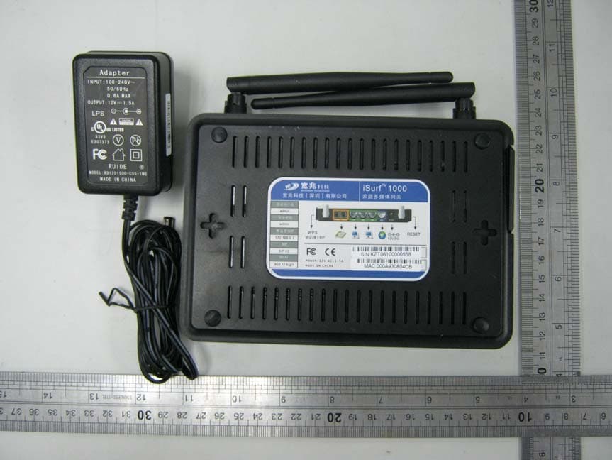 WIFI VOIP GATEWAY - FCC ID A28ISURF1000A1 - KZ Broadband Technologies, Ltd. (1)