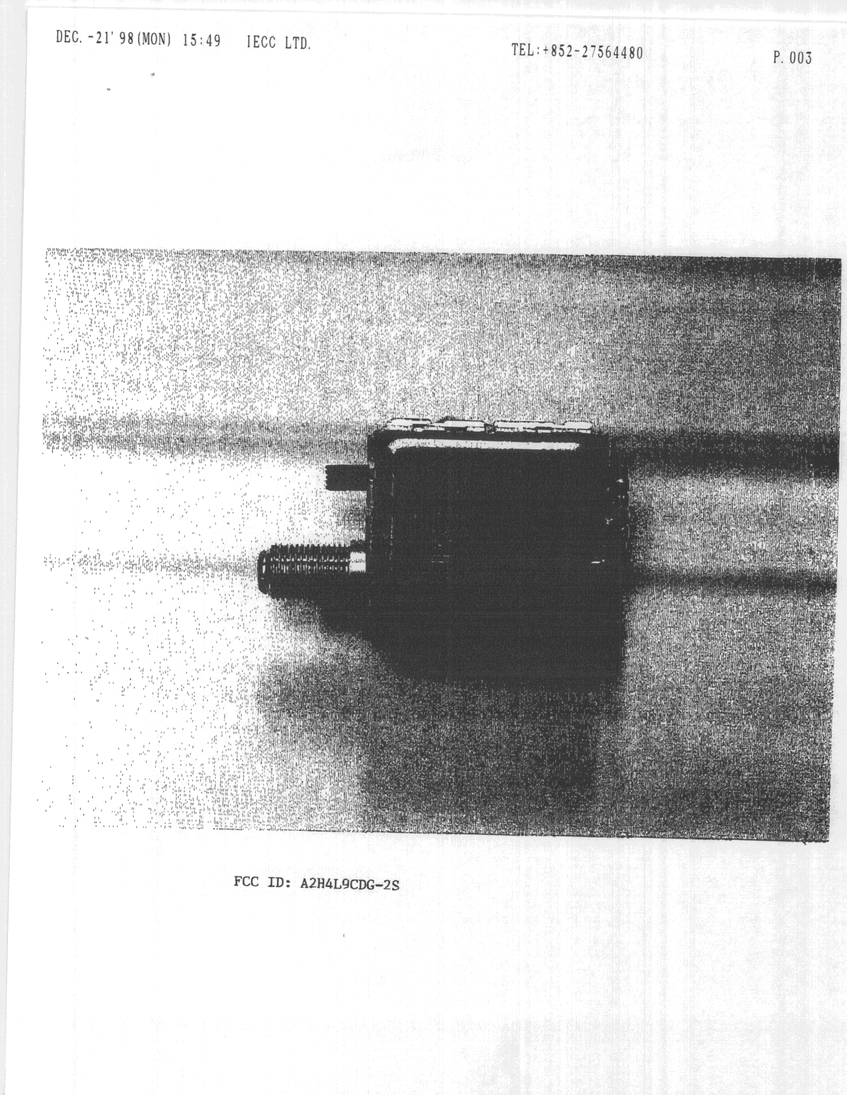 CD Karaoke Machine - FCC ID A2H4L9CDG-2S - Alco Electronics Ltd (3)