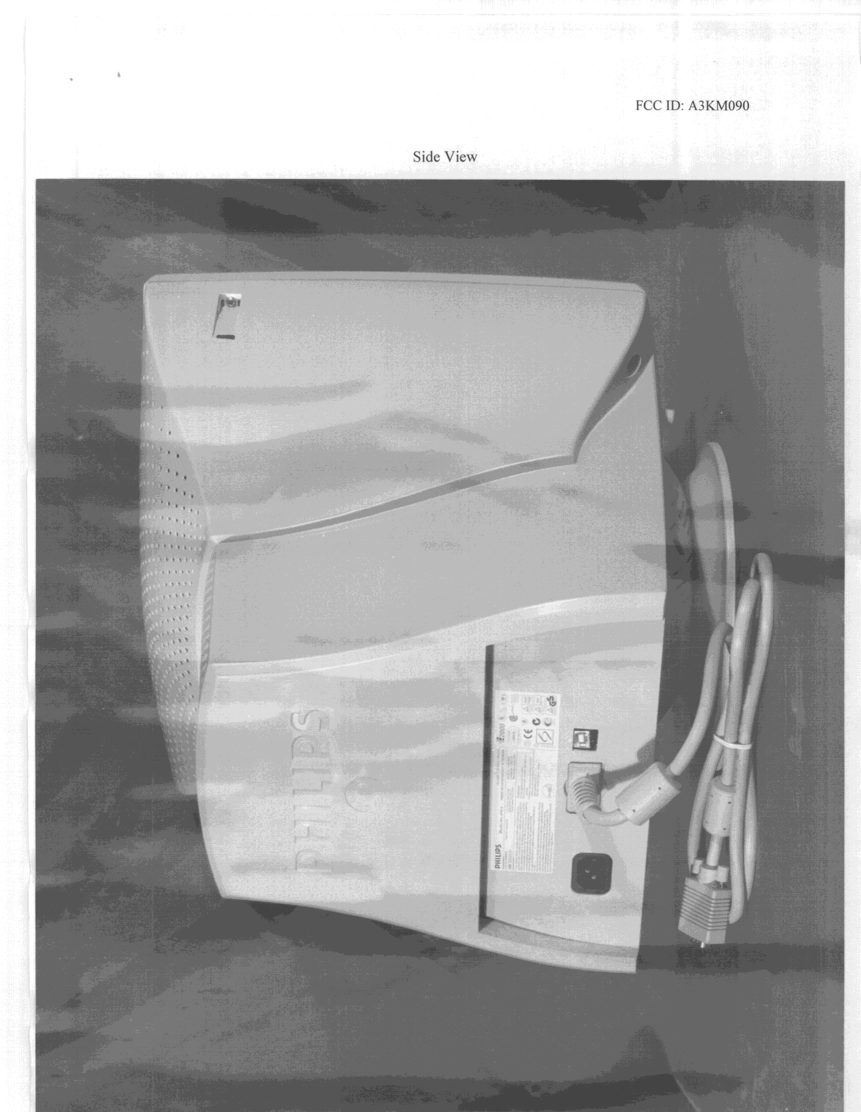 Color Monitor - FCC ID A3KM090 - Philips Electronics Industries (Taiwan) Ltd (4)