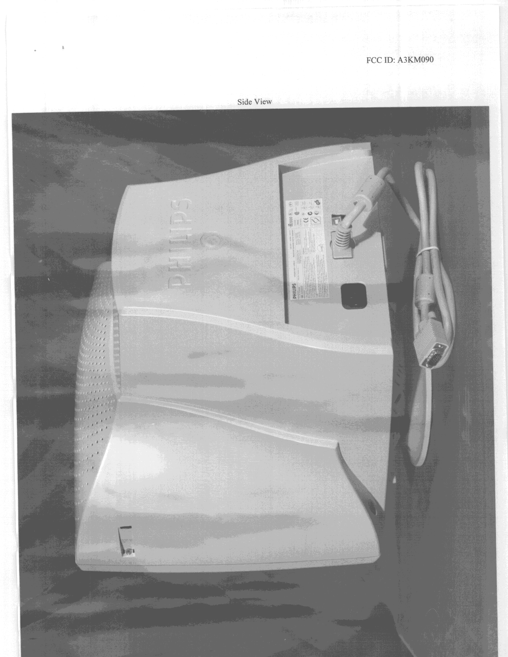 Color Monitor - FCC ID A3KM090 - Philips Electronics Industries (Taiwan) Ltd (5)