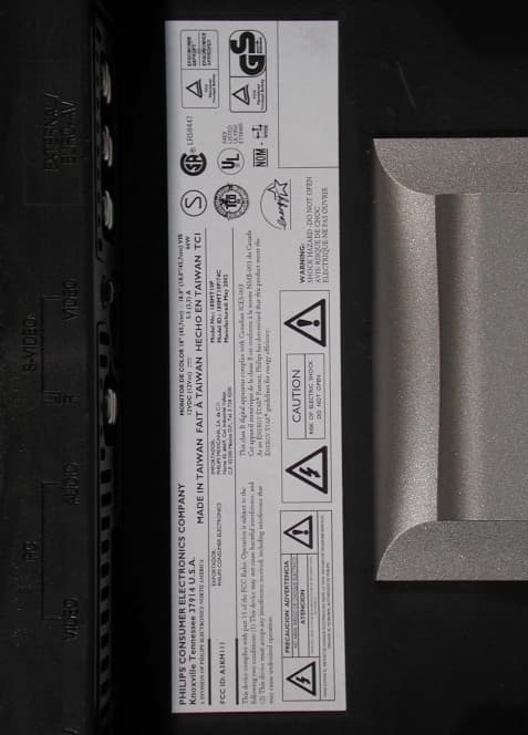 18 inches SXGA LCD all-in-one Monitor/TV - FCC ID A3KM111 - Philips Electronics Industries (Taiwan) Ltd (2)