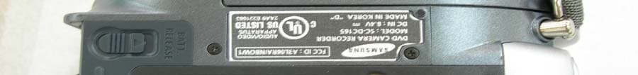 DVD Camera Recorder - FCC ID A3L06RAINBOW1 - Samsung Electronics Co Ltd (5)