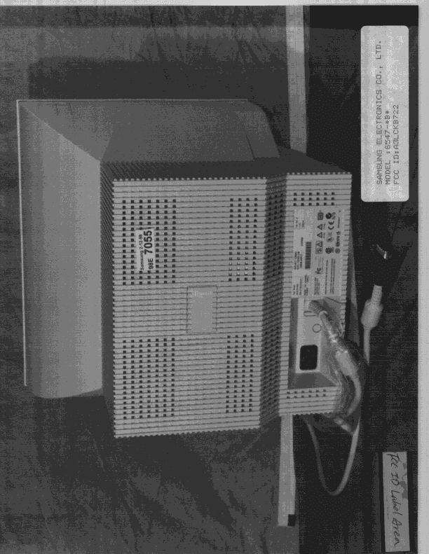 17" Monitor, Max Res 1280X1024 - FCC ID A3L6547B - Samsung Electronics Co Ltd (1)