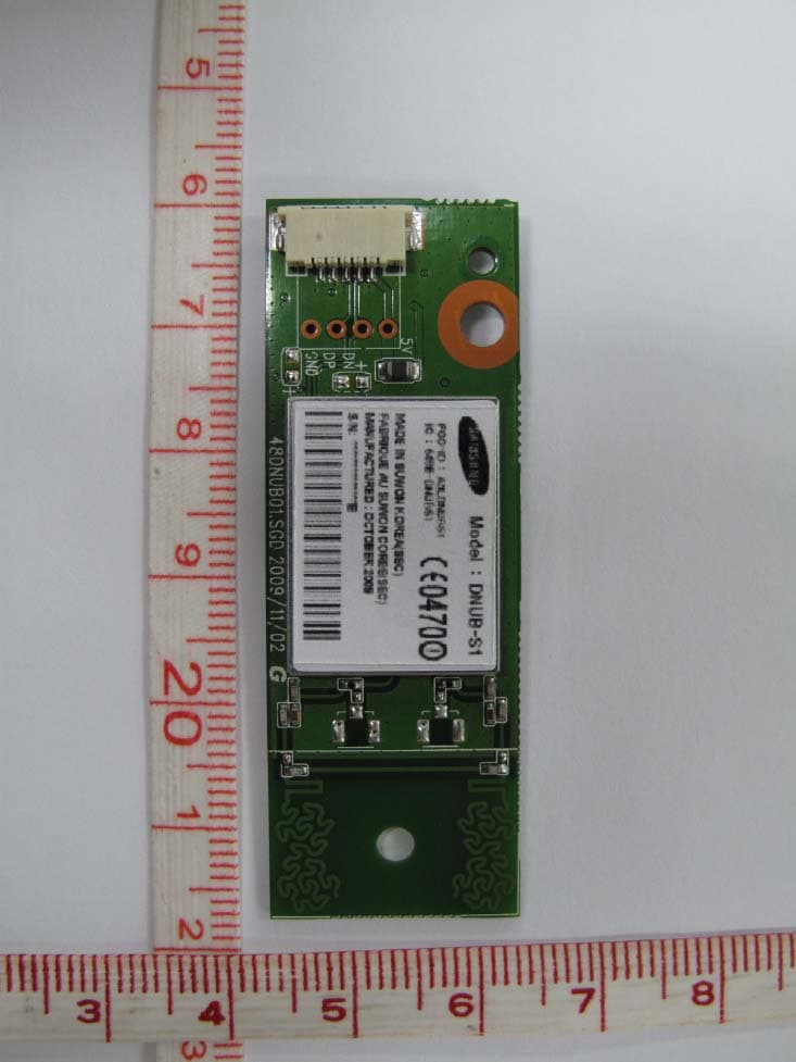 WLAN Transmitter Module - FCC ID A3LDNUBS1 - Samsung Electronics Co Ltd (2)