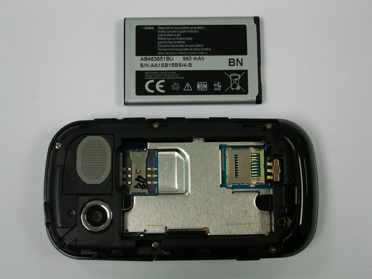 Cellular/PCS GSM Phone with WLAN and Bluetooth - FCC ID A3LGTB3410W - Samsung Electronics Co Ltd (1)