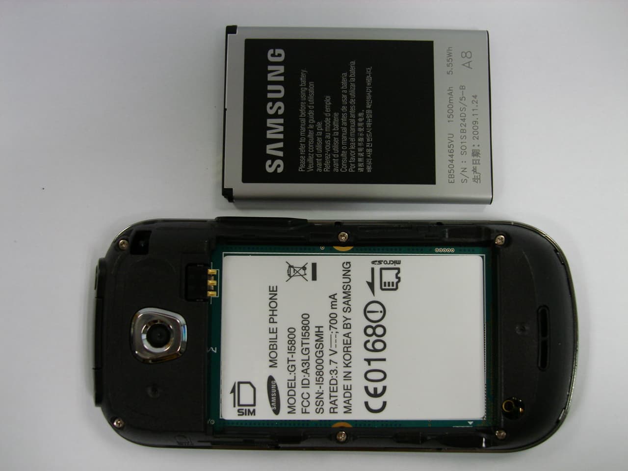 Cellular/PCS GSM/EDGE Phone with WLAN and Bluetooth - FCC ID A3LGTI5801 - Samsung Electronics Co Ltd (3)
