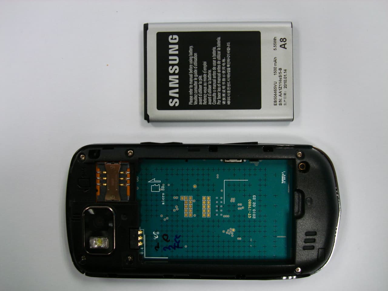 PCS GSM/EDGE Phone with WLAN and Bluetooth - FCC ID A3LGTI7680 - Samsung Electronics Co Ltd