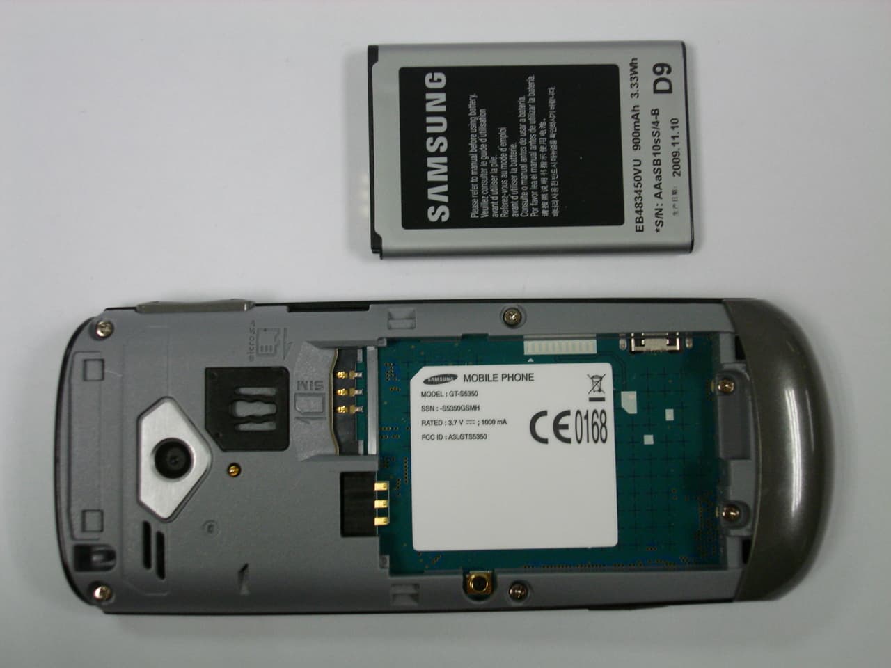 Cellular/PCS GSM/EDGE Phone with Bluetooth - FCC ID A3LGTS5350 - Samsung Electronics Co Ltd (4)