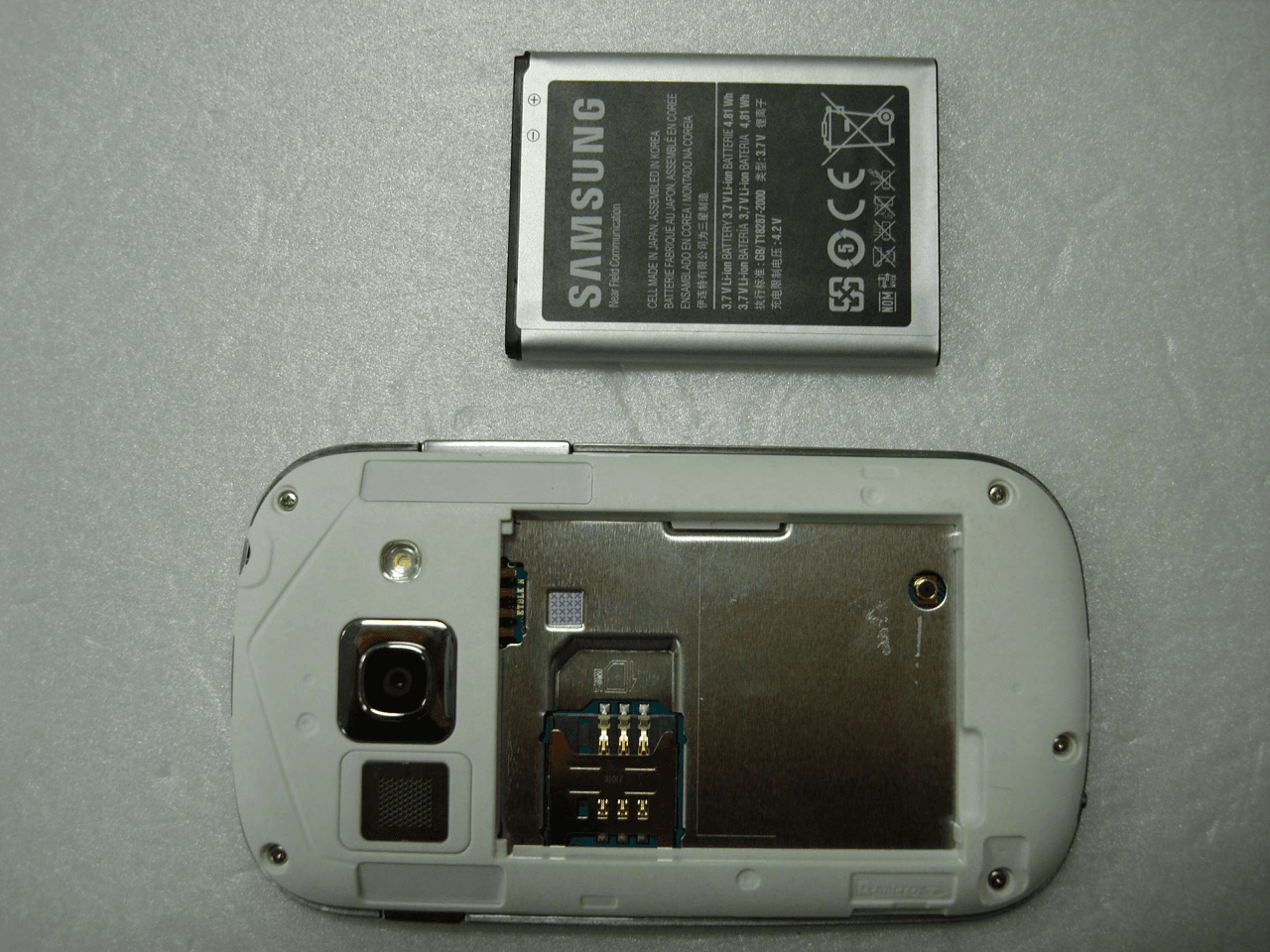Cellular/ PCS GSM Phone with WLAN, Bluetooth and RFID - FCC ID A3LGTS6810P - Samsung Electronics Co Ltd