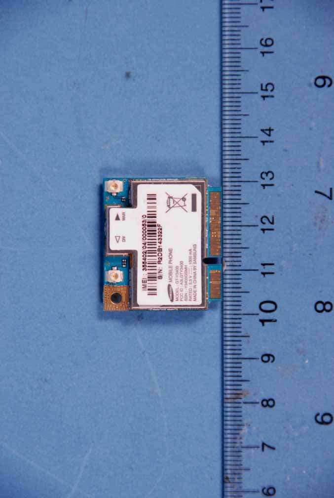 Cellular/ PCS GSM/ EDGE/ WCDMA Module - FCC ID A3LGTY3400 - Samsung Electronics Co Ltd (1)