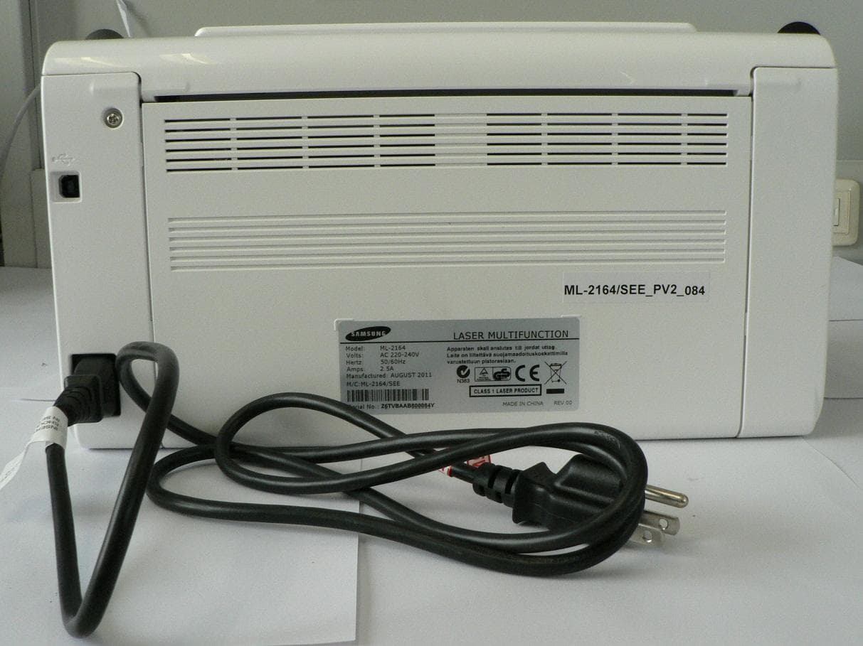 Mono Laser Printer - FCC ID A3LML2160 - Samsung Electronics Co Ltd (1)