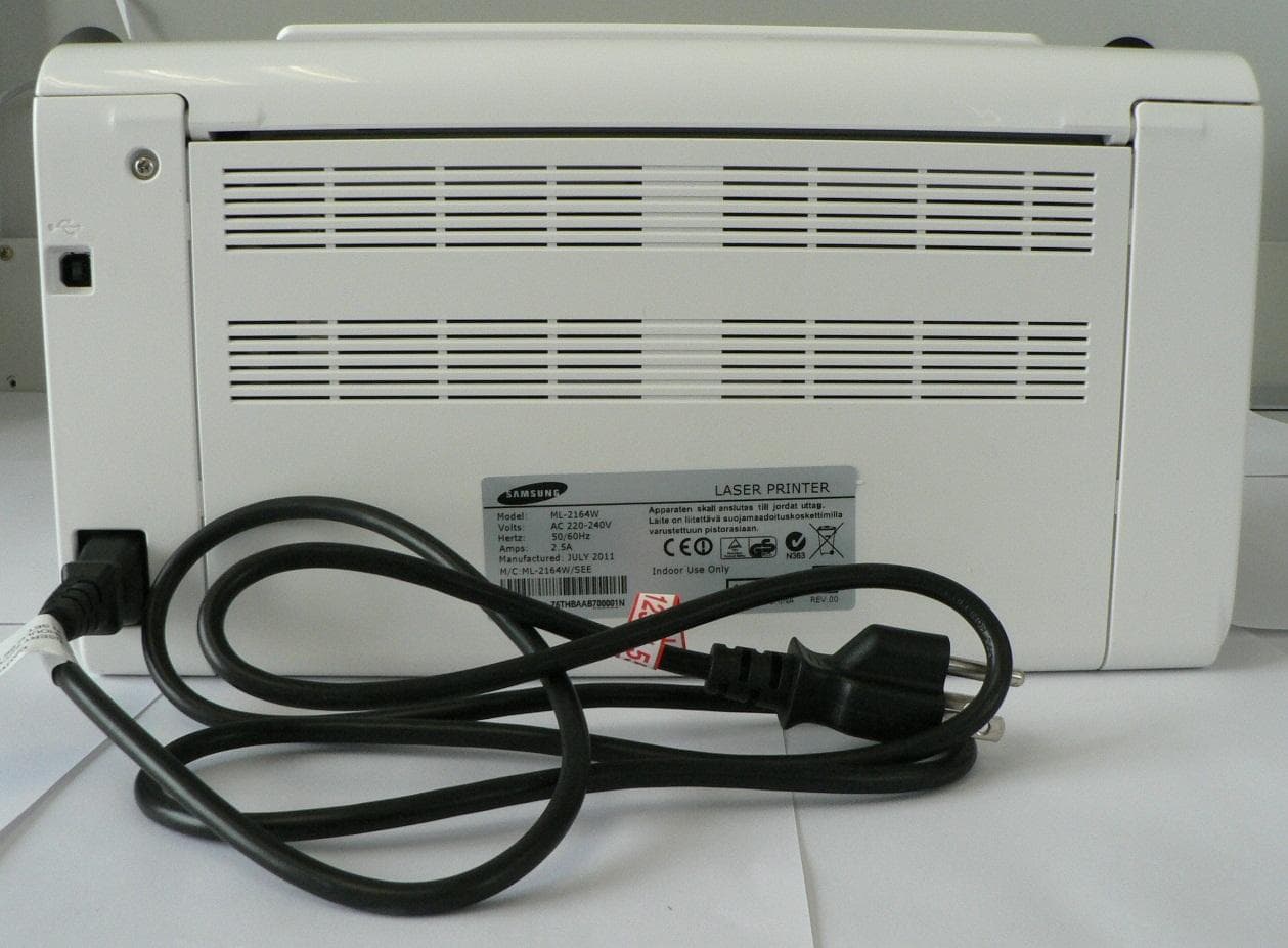 Mono Laser Printer - FCC ID A3LML2165W - Samsung Electronics Co Ltd (1)