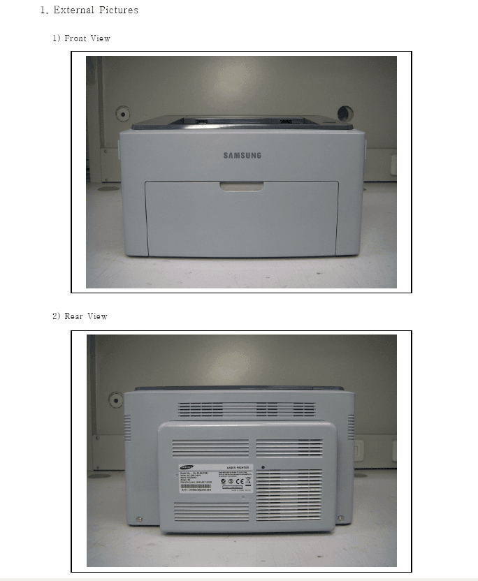 Laser Printer - FCC ID A3LML2240 - Samsung Electronics Co Ltd (1)
