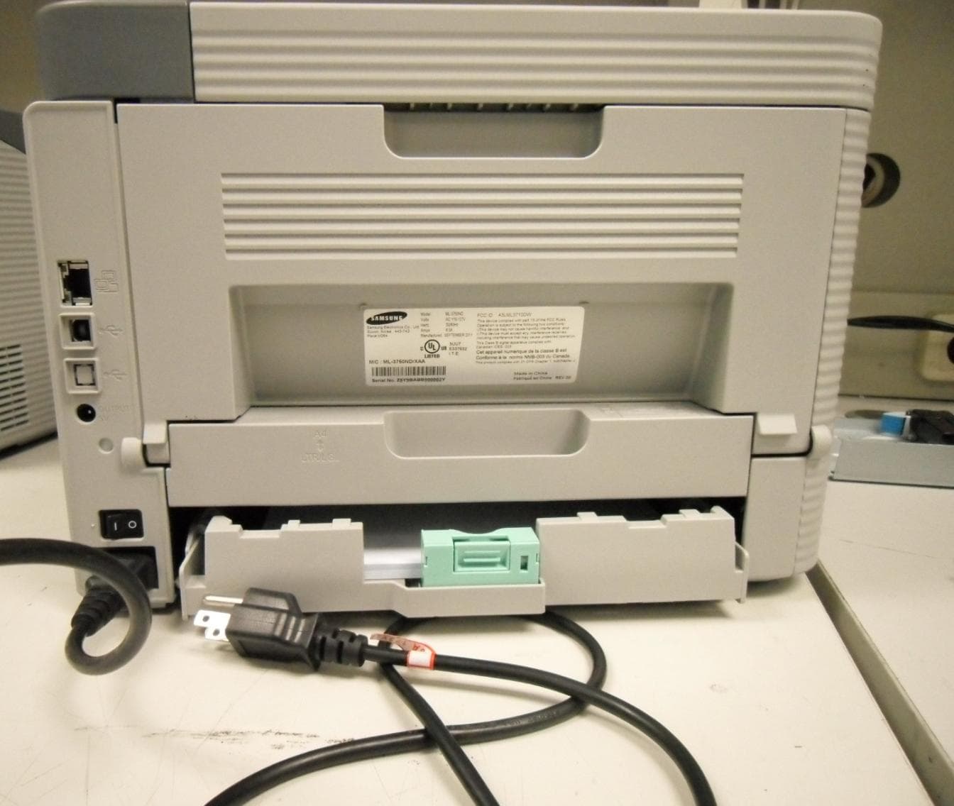 Mono Laser Printer - FCC ID A3LML3750ND - Samsung Electronics Co Ltd (2)