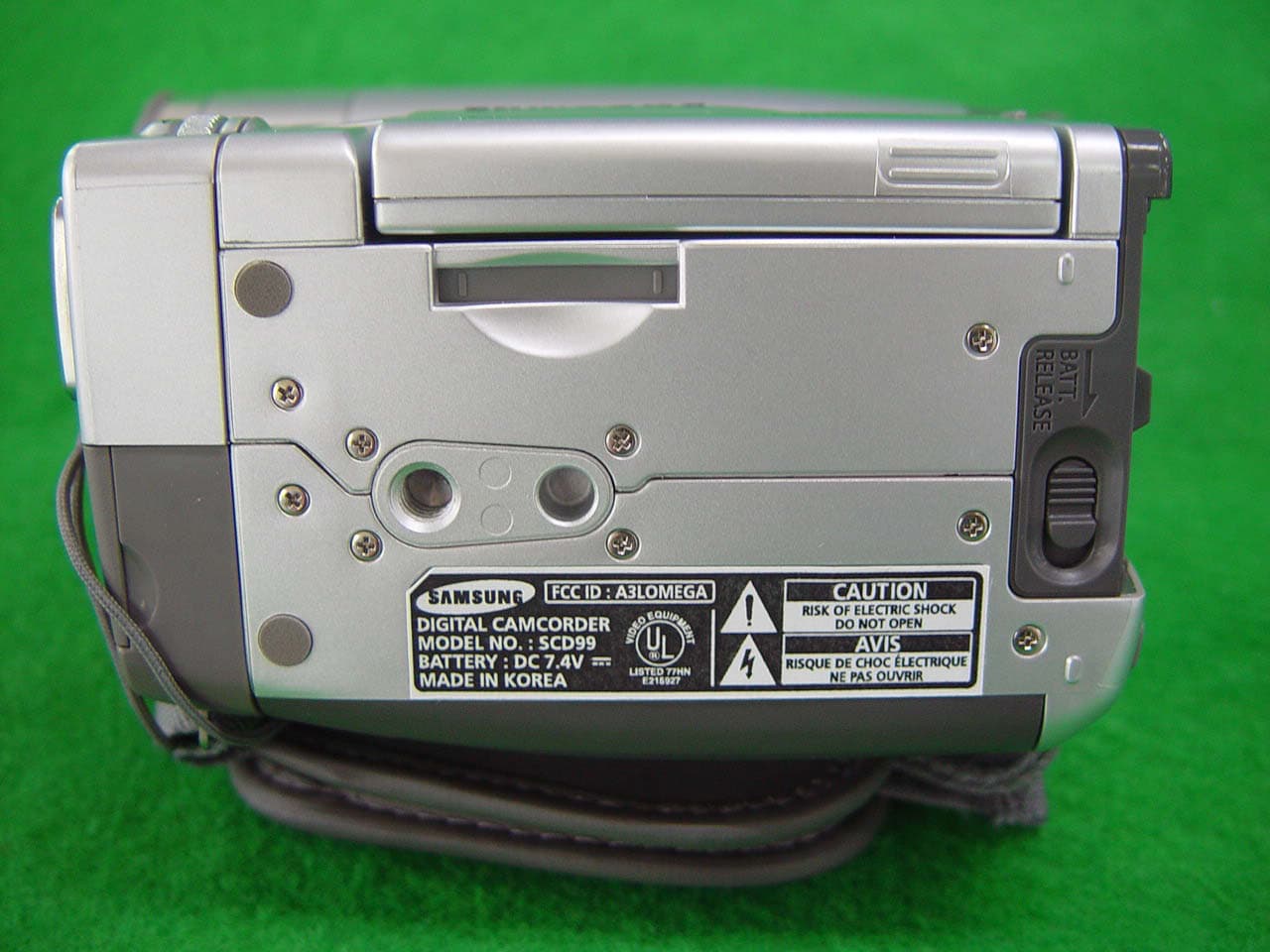 Digital Video Camcorder - FCC ID A3LOMEGA - Samsung Electronics Co Ltd (1)