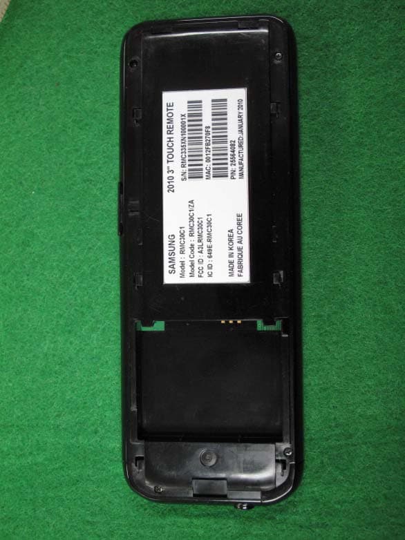 TV Remote Control Transmitter - FCC ID A3LRMC30C1 - Samsung Electronics Co Ltd (2)