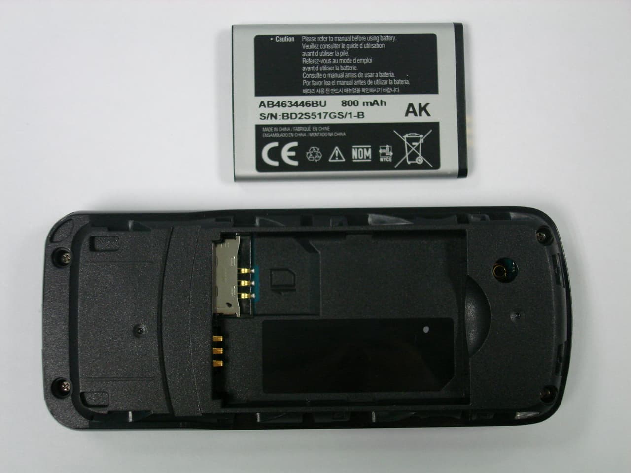 Cellular CDMA Phone - FCC ID A3LSCHB199 - Samsung Electronics Co Ltd (1)