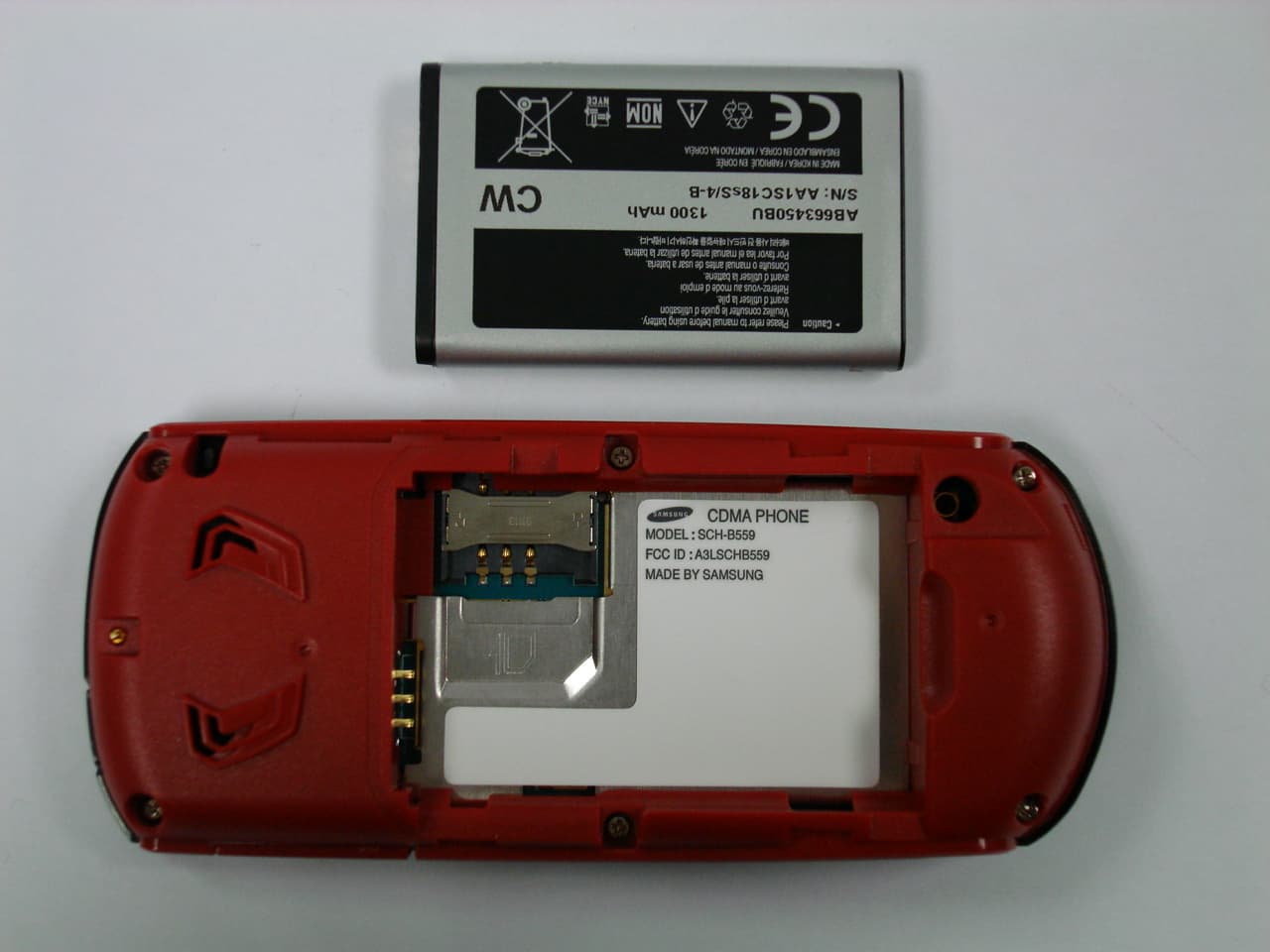 Cellular CDMA Phone - FCC ID A3LSCHB559 - Samsung Electronics Co Ltd (4)
