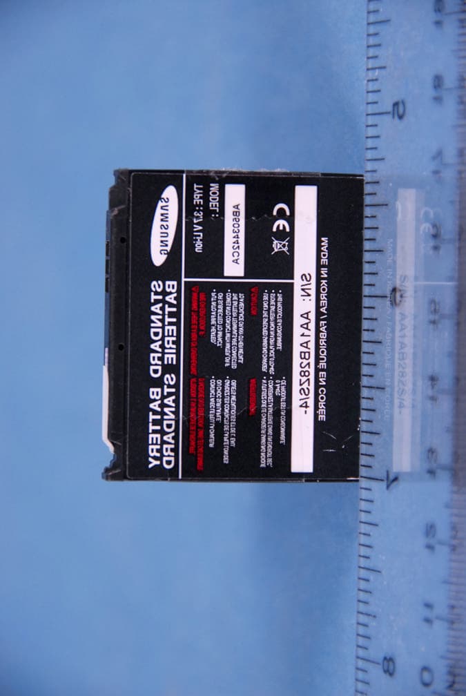 Cellular/PCS CDMA Phone with Bluetooth - FCC ID A3LSCHR610 - Samsung Electronics Co Ltd
