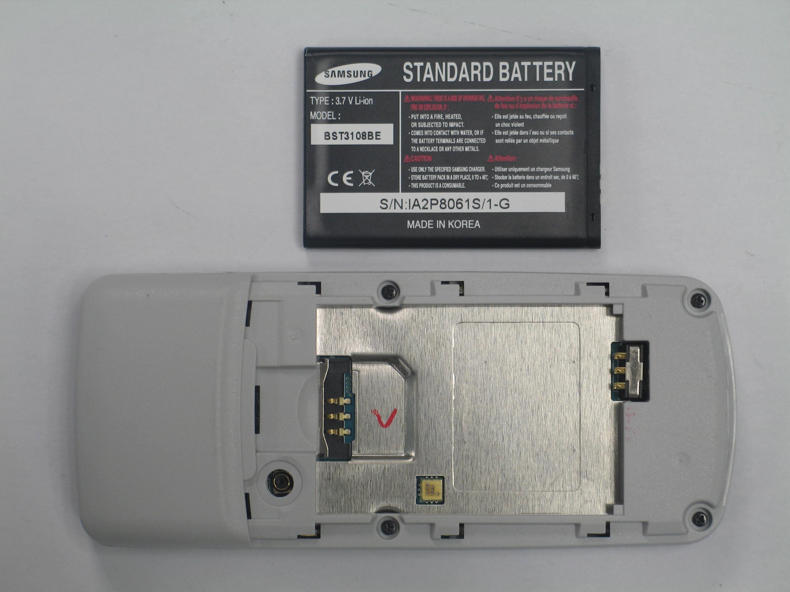 Cellular CDMA Phone - FCC ID A3LSCHS329 - Samsung Electronics Co Ltd (1)