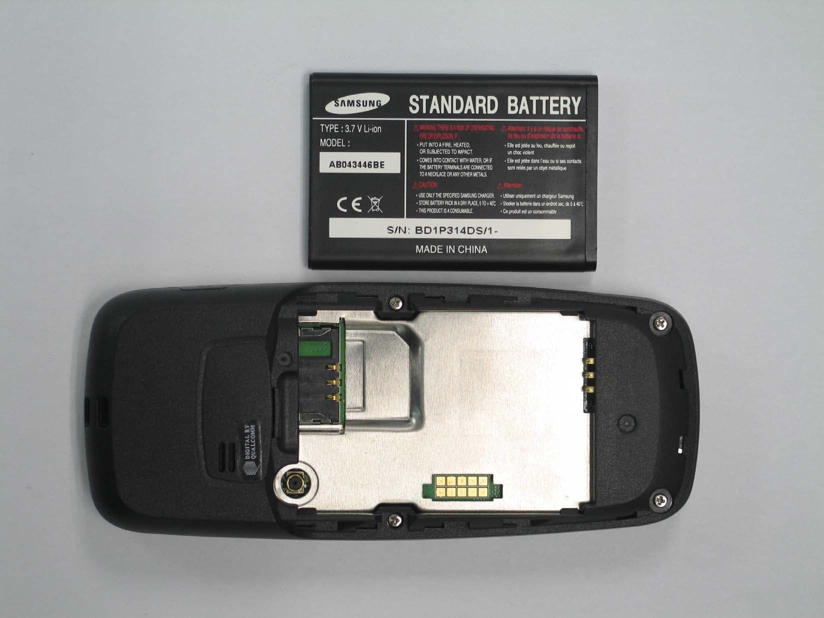 Cellular CDMA Phone - FCC ID A3LSCHS399 - Samsung Electronics Co Ltd (2)