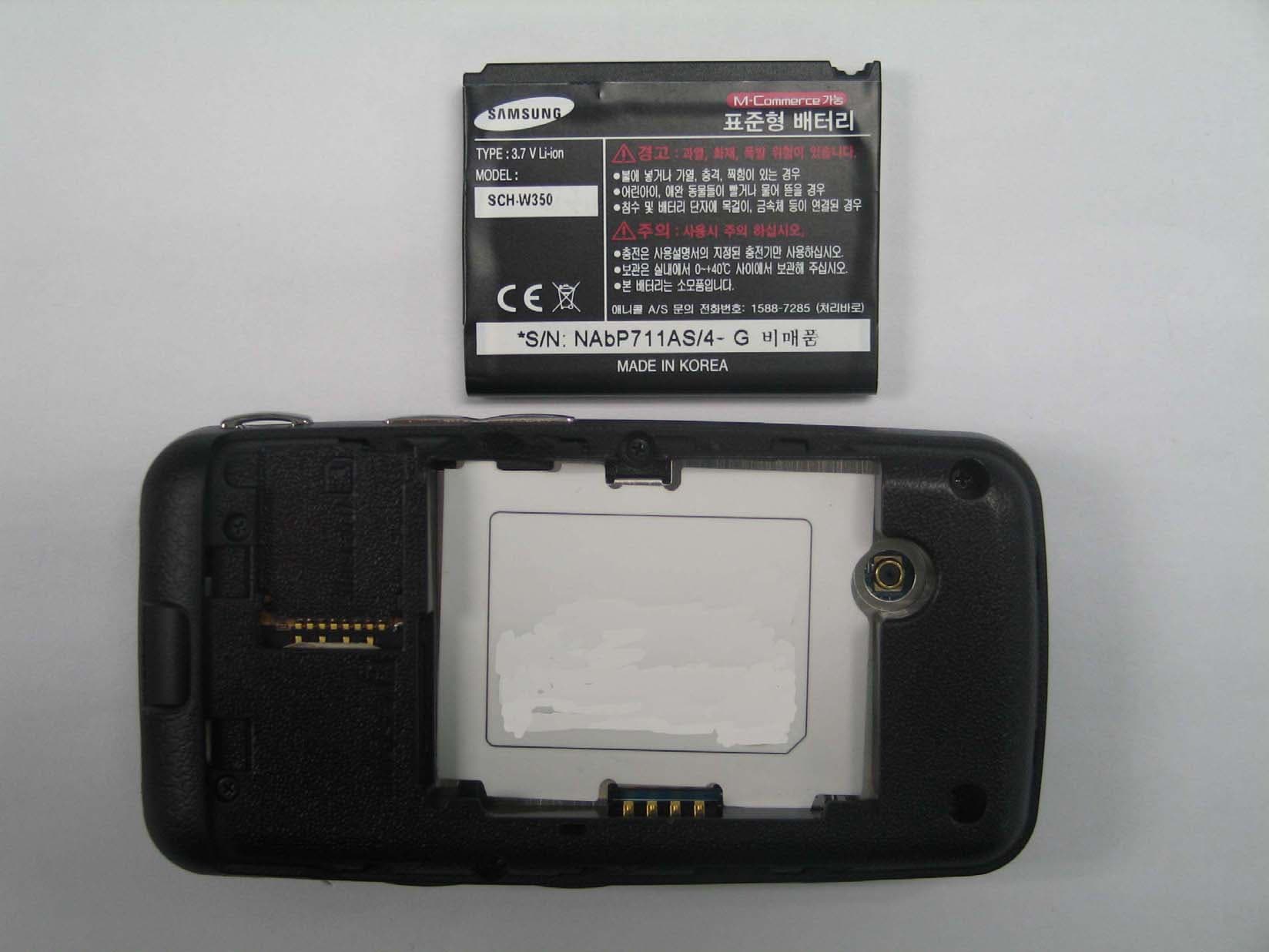 PCS GSM Phone with Bluetooth - FCC ID A3LSCHW350 - Samsung Electronics Co Ltd (3)