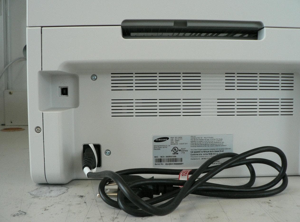 Mono Laser Printer - FCC ID A3LSCX3405W - Samsung Electronics Co Ltd (2)