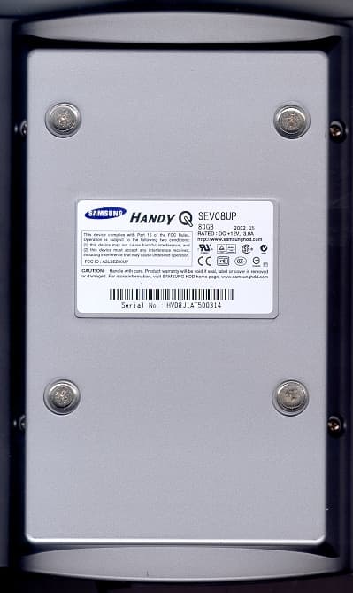 External Hard Disk Drive - FCC ID A3LSEZ00UP - Samsung Electronics Co Ltd (3)