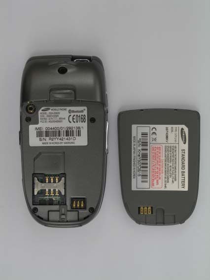 Single-Band PCS GSM Phone w/ Bluetooth Transmitter - FCC ID A3LSGHE860V - Samsung Electronics Co Ltd (2)