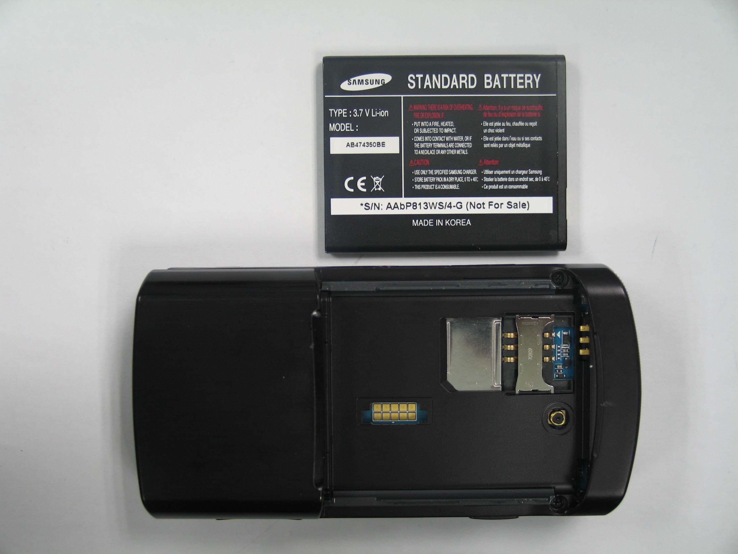 PCS GSM/EDGE Phone with Bluetooth - FCC ID A3LSGHG810 - Samsung Electronics Co Ltd (2)