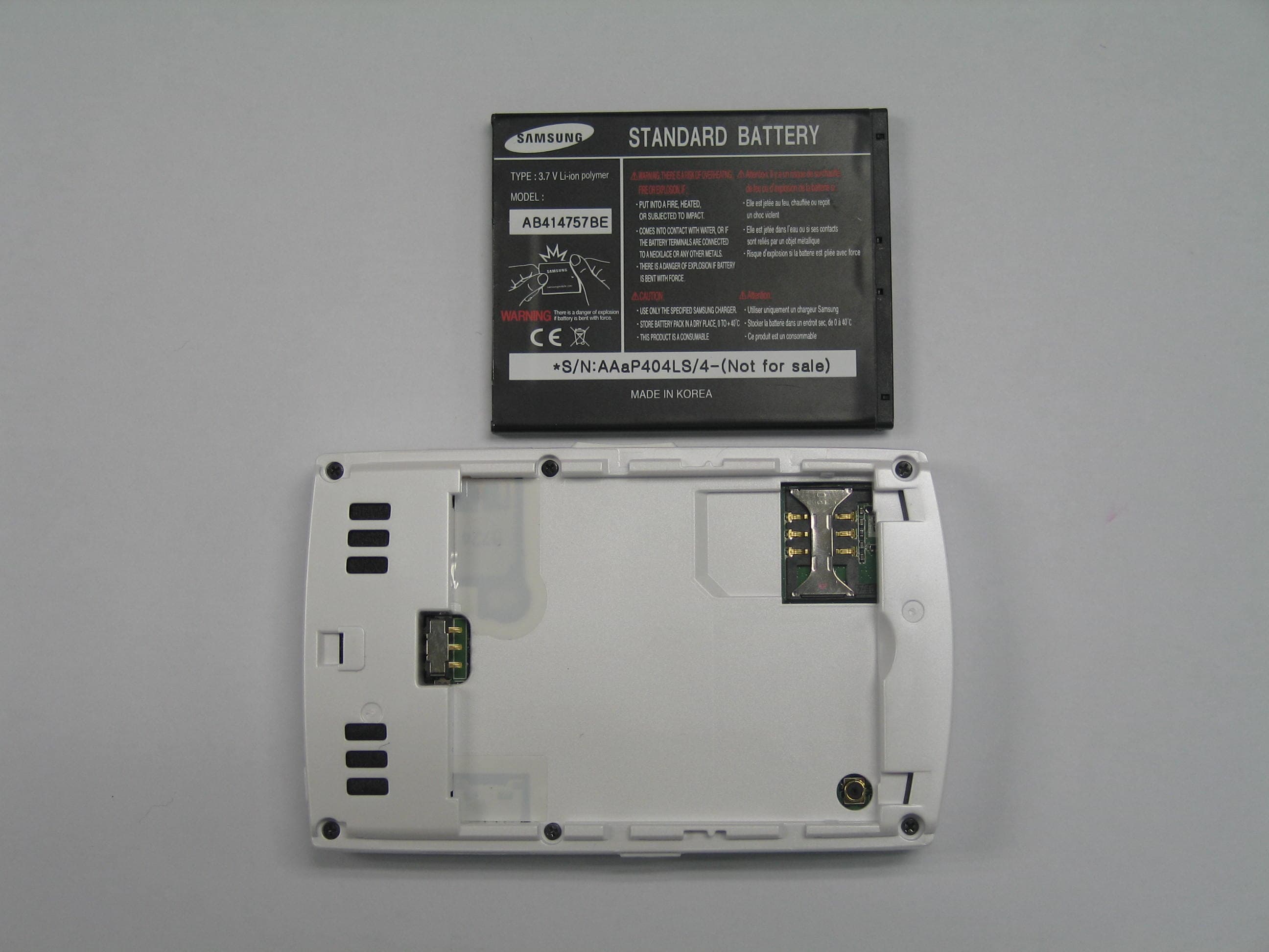 PCS GSM/ EDGE Phone with Bluetooth - FCC ID A3LSGHI620 - Samsung Electronics Co Ltd (1)