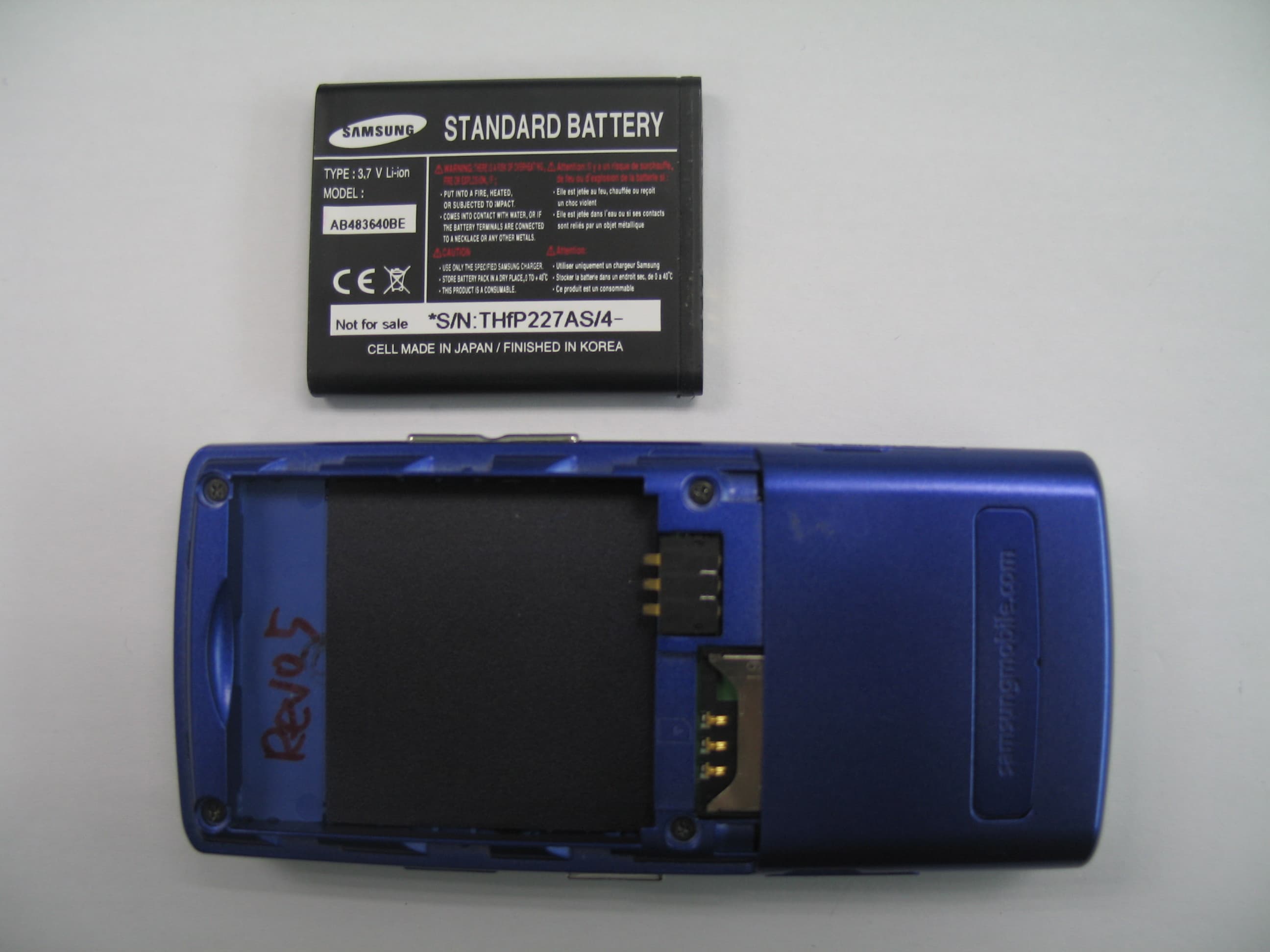 PCS GSM Phone with Bluetooth - FCC ID A3LSGHJ600 - Samsung Electronics Co Ltd (2)