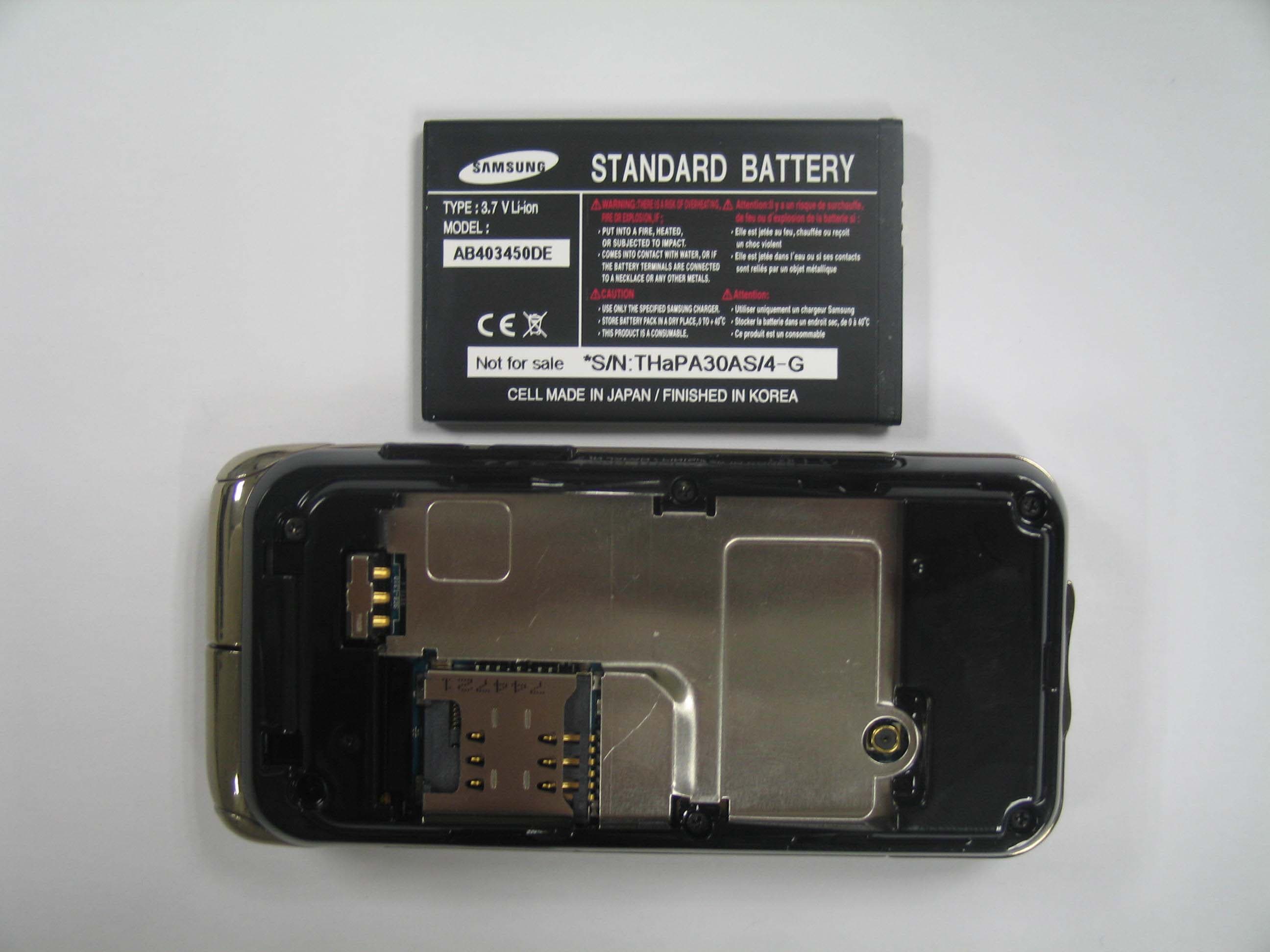 PCS GSM/EDGE Phone with Bluetooth - FCC ID A3LSGHL310 - Samsung Electronics Co Ltd (1)